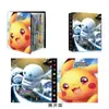 Libro de Colección Dinámico 3D de Pokémon Transfronterizo Suministro de Amazon Aliexpress Libro de Colección de Mascotas Elfo Pikachu