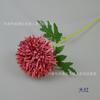 Simulación diente de león rama única flor falsa bola crisantemo flor de seda salón de bodas guía de camino fila de flores de piso decoración de escritorio para sala de estar