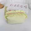 Nuevo Estuche de Lápices de Encaje a Cuadros Impermeable de Nylon, Bolso de Maquillaje Portátil de Gran Capacidad, Bolsa de Almacenamiento con Diseño Único que No Choca