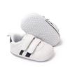 Zapatos de bebé nuevos, de primavera y otoño, para niños pequeños, con suela de goma, de sarga sencilla, antideslizantes, de moda, para niños de 0 a 1 años y niñas.