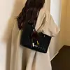 Bolso grande de moda estilo coreano con estampado de leopardo para mujer, nuevo bolso tote vintage otoño 2026, bolso de hombro tote casual de gran capacidad