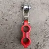 Polea de alambre colgante de plástico polipasto eléctrico polipasto de carro cable de acero doble orificio cable rueda de hierro rodamiento cable de arrastre cable