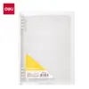 Cuaderno Deli Hb5403 Ligero con Anillas Desmontables de 3 Agujeros, Fácil de Pasar las Páginas Sin Irritar la Mano, Serie de Colores, Cuaderno de Espiral Desmontable