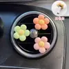 Perfumador de Carro Desenho Animado Flores Pequenas Decoração para Saída de Ar do Carro Aromaterapia Desodorante para Interior de Carro Fragrância Leve de Longa Duração Fragrância para Carro