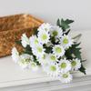Ramo artificial Flor de seda de margarita flor artificial decoración de boda para el hogar rural flor de salto orquídea crisantemo manzanilla flor pequeña