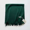 Bufanda para Mujer Color Sólido Mezcla de Lana Otoño Invierno Nuevo Estilo Moda Tacto de Alta Gama Mediana-Larga Cálida Bufanda Chal Calentador de Cuello