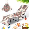 Funda para silla de playa transfronteriza funda para silla de playa de microfibra impresión digital 3D serie mandala