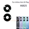 Adecuado para lente de transmisión de sonido espejo de vidrio de cámara trasera Infinix Hot 20 Play X6825
