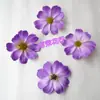 DIY 7cm flor artificial cor cosmos cabeça de flor artificial flor de tecido de seda enfeites para roupas chapéus enfeites para sapatos decoração de casa
