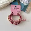 Café com Leite Faixa de Cabelo Alta Elasticidade 2025 Novo Simples Elástico Cabelo Feminino Durável Elástico de Cabelo Rabo de Cavalo Alto Corda de Cabelo