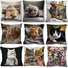 Las Fundas de Almohada de Gato Más Vendidas de Temu Son Lindas y Divertidas Fundas de Almohada con Temática de Animales para Decoración de Sofá del Hogar, Al Por Mayor