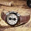 Reloj Personalizado Megir Reloj Multifuncional para Hombre Popular Moda Casual Cuero Genuino Reloj para Hombre 2020g