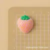 Accesorios Serie de Fresas Multicolores Fruta de Simulación Clip para el Cabello de Niña Llavero Estuche para Teléfono Crocs Pegamento de Crema para Manualidades
