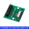 Placa adaptadora FPC/FFC, con conectores de paso de 0.5 mm soldados, convierte a un conector de pines de paso de 2.54 mm y adaptador de cable flexible