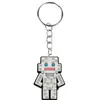 Llavero Colgante de Dibujos Animados Tetris PVC Goma Suave Hebilla de Llavero Colgante para Coche Bolsas Adorno de Llavero