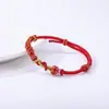Joyería de Cuerda Multicolor Tejida a Mano en Nuevo Estilo Chino, Diseño Unisex, Moda Nacional de Tendencia, Accesorio de Mano de Estilo Nicho