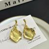 Aretes Antiguos Medios Vintage para Mujer Diseño Nicho Francés Vintage Esmalte de Jalea Iris Aretes Combinables
