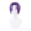 Yuying Ling Wang cosplay peluca anime púrpura una pieza lazo para el cabello azul purgatorio cos peluca entera