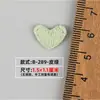 Patches Bordados de Coração Mini, Acessórios de Presilha para Crianças, Materiais e Componentes, Sapatos Infantis, Meias Florais, Acessórios, Acessórios de Roupa
