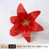 Cabeza de flor de lirio artificial 3D realista, accesorio para el cabello Hanfu, materiales para manualidades DIY, accesorio para fotos de boda, guirnalda de flores, arreglo floral