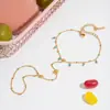Wanxing Pulsera de Dedo de Acero Inoxidable y Piedra Natural Europea y Americana Lujo Ligero Joyería de Alta Gama Transfronteriza Joyería de Acero de Titanio para Mujer Nicho