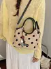 Bolso Cubo de Lunares Estilo Francés para Mujer 2026 Verano Nuevo Estilo Bolso de Mano Simple y Elegante Bolso de Hombro Cruzado para Ropa de Trabajo Diaria