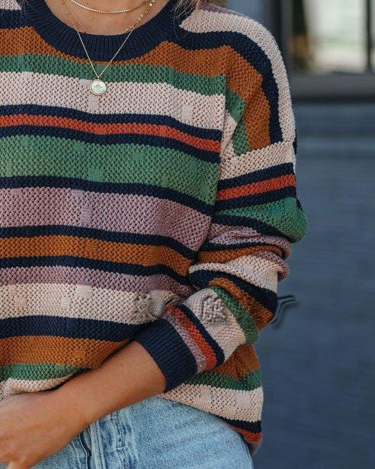 PanoramicViewsSpripedKnitSweat
