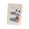 Nuevo Pasador de Pelo de Oso de Mezclilla Estilo Coreano para Niñas, Horquilla para Flequillo Lateral, Accesorio para el Pelo Infantil de Tela para Mujeres