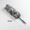 Fabricantes de 2025 sobre o novo espanador de penas cinza resistente a manchas espanador de poeira limpeza cabelo varrer cabelo quebrado plástico espanador