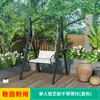 Columpio Exterior Silla Mecedora de Patio Balcón Hierro Silla Colgante Individual y Doble Techo de Tela Cesta Colgante Jardín Interior y Exterior Hamaca de Ocio