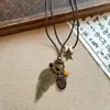 Novo Chinês Zen Colar de Penas Longas Estilo Étnico Retrô Feminino Sobreposição Cadeia de Lã Novos Acessórios Boêmios