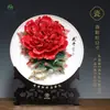 Nuevo Porcelana de Peonía de Luoyang Gama Alta Decoración de Entrada de Casa Gabinete de Vino Boda Regalo de Inauguración Adornos Cerámicos Venta al por Mayor