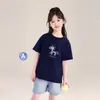 Tutu Elefantito Ropa Infantil Camiseta de Manga Corta para Niñas Modelo Nuevo Verano 2026 Top de Media Manga Clase Infantil Transpirable Ropa de Verano