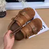 Zapatos de mujer tipo Birkenstock con plataforma gruesa, aumento de altura de 5 cm, reversibles, planos retro slip-on otoño 2026, suela suave, pantuflas versátiles para exteriores