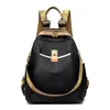 Mochila de Tecido de Nylon para Mulheres Estilo Coreano Nova Moda Versátil e Atmosférica Bolsa Casual de Nylon para Mulheres Mochila de Viagem de Grande Capacidade