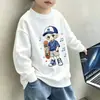 Moletom Infantil Estilo Outono para Crianças de Meia-Idade e Mais Velhas Estilo Primavera e Outono 2026 Nova Roupa Infantil Top Tie-Dye Infantil Suéter Masculino Tendência