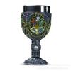 Série Harry Potter Geração 1 Quatro Animais Sagrados Taça de Vinho Tinto Revestimento de Aço Inoxidável 304 Cálice Lembrança da Academia de Magia