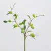 Verdura Artificial Transfronteiriça com Galhos Folhosos, Frutos de Oliveira, Flores Artificiais, Exibição de Natal, Arranjos Florais para Janela e Mesa, Decorações para Casa