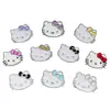 Chaveiro de Gato em Acrílico Desenho Animado Fofo Decoração de Bolsa Sapato Crocs Acessório DIY Materiais para Acessório de Cabelo