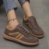 Sapatos de treinamento femininos plus size transfronteiriços, tênis 2025, novos sapatos baixos europeus e americanos, estilo retrô, combinando com cores, atacado
