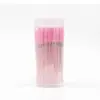 Cepillo de Pestañas de Cristal Embotellado, Cepillo Dual de Cejas y Pestañas Desechable, Cepillo Espiral de Colores, Herramienta de Belleza Portátil, Peine para Pestañas