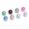 Cuentas Redondas de Imitación Perla ABS de Colores Degradados de 4-10 mm Pulsera DIY Llavero Joyería Cuentas de Arroz Degradadas