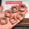 Accesorio Creativo DIY Hecho de Madera de Azufaifo Golpeada por un Rayo con un Amuleto de Buena Salud, Adecuado para Pulseras, Espaciadores de Cuentas, Cordones Trenzados y Colgantes