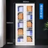 Gabinete de archivo de puerta corrediza de vidrio de lámina de hierro, gabinete de certificados de archivo de datos con cerradura, gabinete deslizante de hierro financiero, estantería, gabinete de almacenamiento