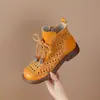 Novedades de Otoño: Botas Martin, Botines Retro Nuevos, Botines de Suela Blanda Calados, Botines Sencillos de Una Sola Hebilla, Novedades para Mujer