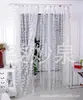 Aliexpress ebay Amazon Venda Quente Venda Direta da Fábrica Tela de Janela para Flores de Corte Cortina de Porta para Sala de Estar Quarto Branco Café