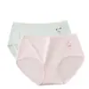 40-60 kg Algodón hipoalergénico lindo perrito cómodo elástico 10A entrepierna antibacteriana cintura simple tiro bajo bragas para mujer