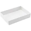 Bandeja de calentamiento de melamina de dos colores Rectangular Apilable Plato para cena asada de autoservicio Platos con platos Vajilla de plástico comercial