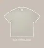 Camiseta de Manga Corta de Cuello Alto Estilo Ba para Hombre, Verano, Hombros Caídos, Holgada, Casual, Ins, Top Versátil, Personalizable