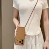 Funda de Teléfono TPU con Ventana Grande y Correa Fina Adecuada para Apple 17Promax Color Sólido Estilo 16 Ins 15/11 Dopamina
